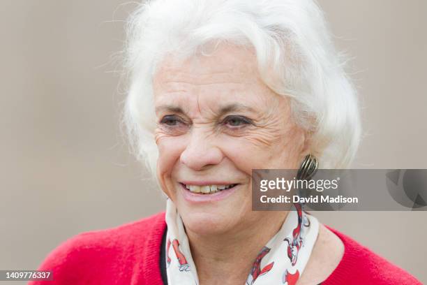 Former Supreme Court Justice Sandra Day O'Connor appears at an NCAA Pac-10 college football game between the Stanford Cardinal and the Washington...
