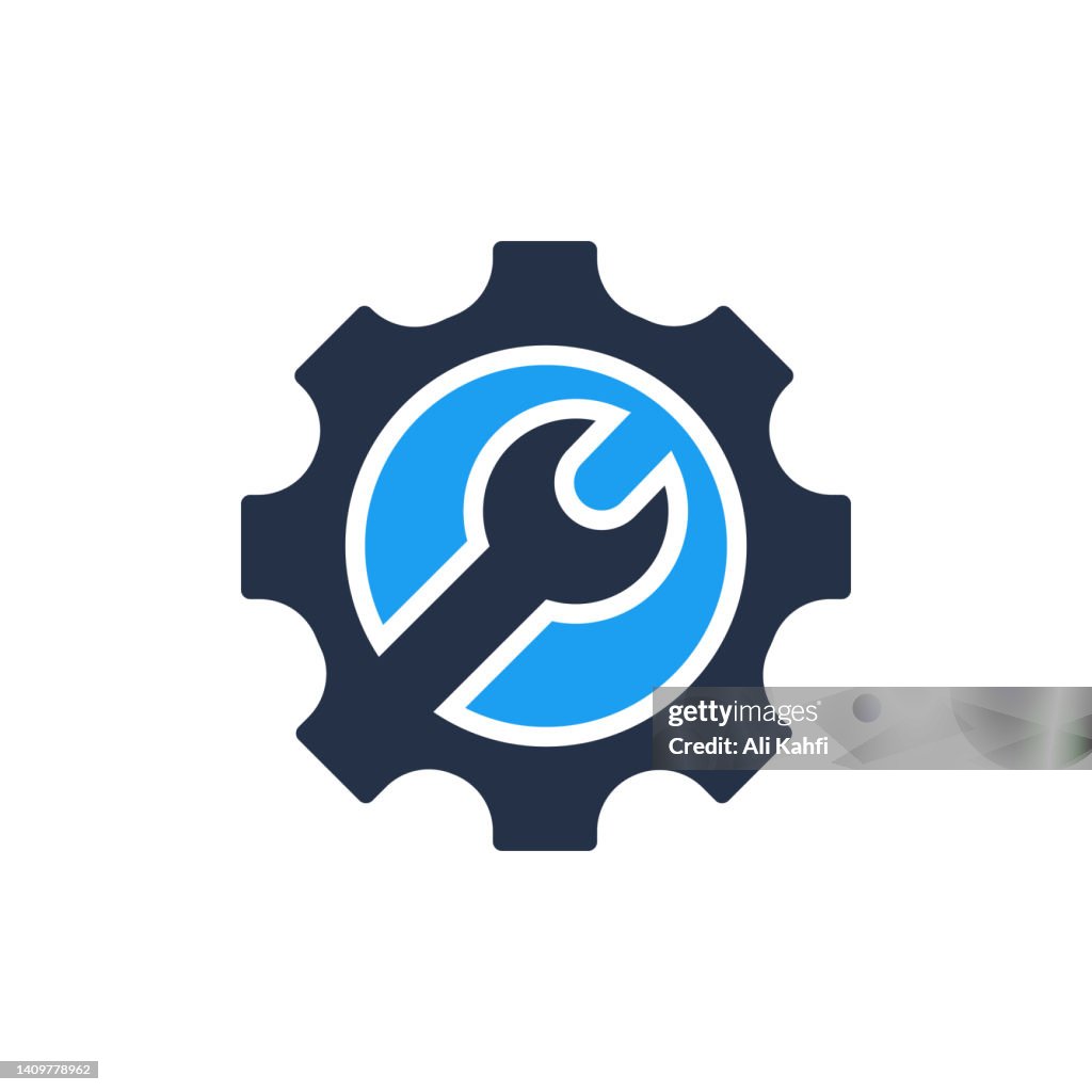 Zahnradsymbol Einstellung