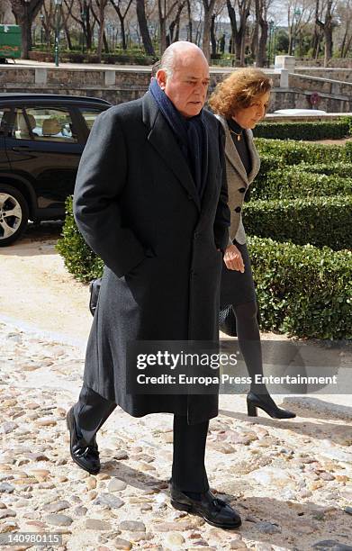 Juan Abello attends the funeral for countess Ana Medina Fernandez de Cordoba on March 8, 2012 in Toledo, Spain.