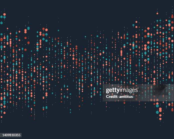 data codes - big data infographic stock illustrations