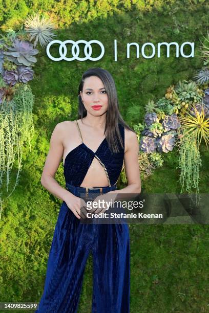Jurnee Smollett attends as Audi brings world-renowned restaurant Noma to Los Angeles on July 19, 2022 in Los Angeles, California.