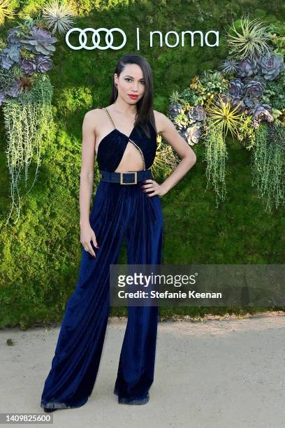 Jurnee Smollett attends as Audi brings world-renowned restaurant Noma to Los Angeles on July 19, 2022 in Los Angeles, California.