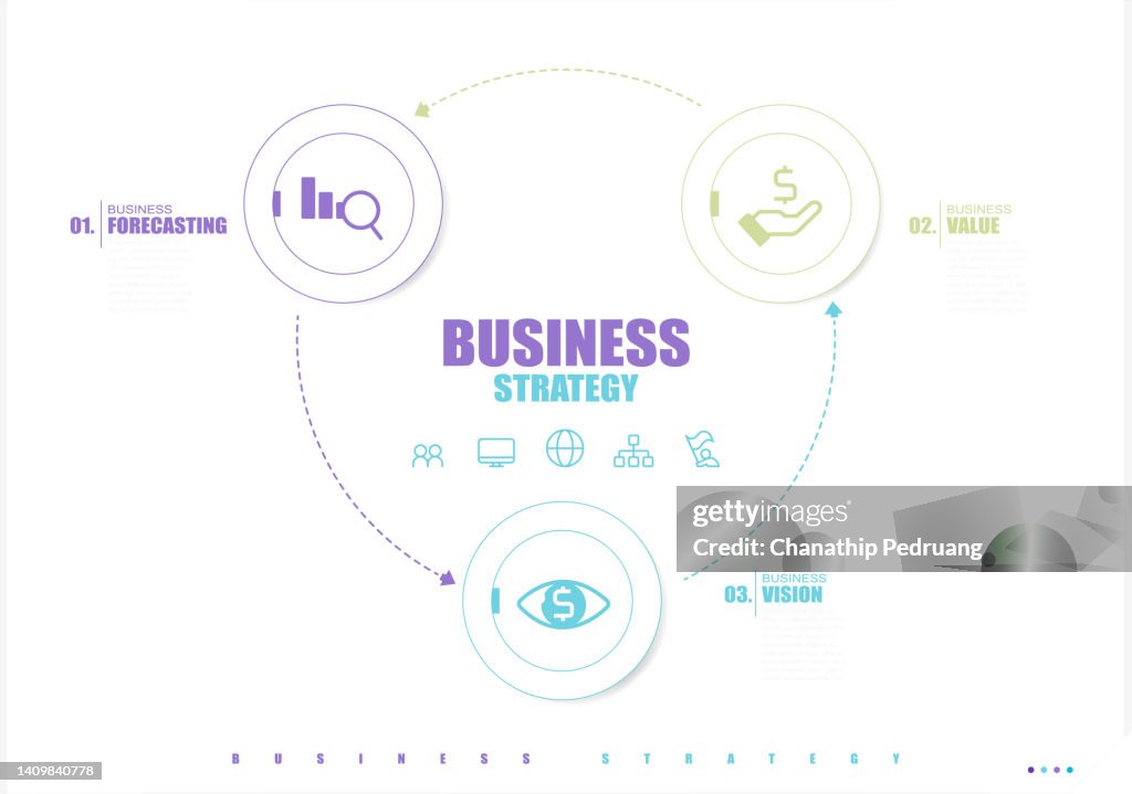 Strategy Flow Infographic Business Strategy Infographic Templates For Your Presentation Business ...