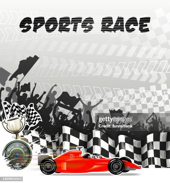 racing board - go karting stock illustrations