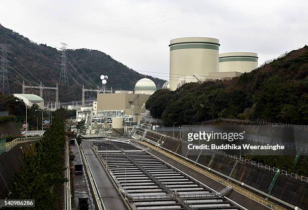 General view of Takahama Nuclear Power Station which runs by Kansai Electric Power Co, on March 9, 2012 in Takahama, Japan. Only two of Japanese's 54...