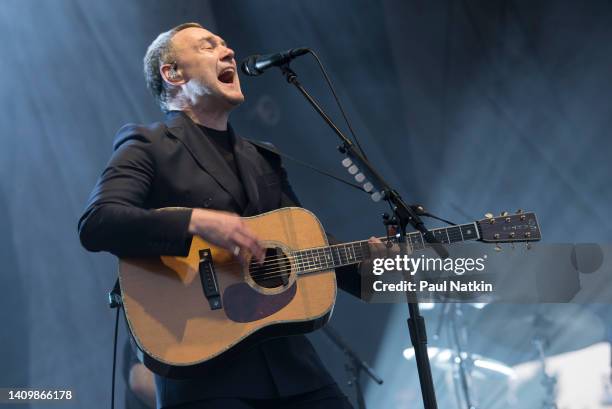 David Gray at the Huntington Bank Pavillion in Chicago, Illinois. July 18, 2022.