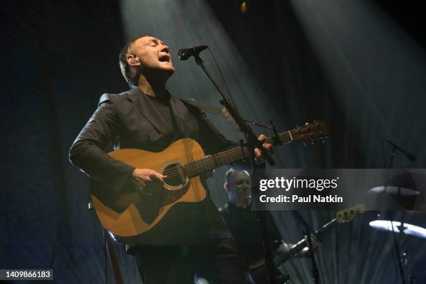 David Gray at the Huntington Bank Pavillion in Chicago, Illinois. July 18, 2022.