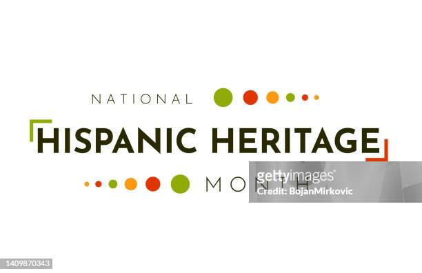 ilustrações, clipart, desenhos animados e ícones de cartão do mês do patrimônio hispânico nacional, fundo. vetor - cultura mediterrânica