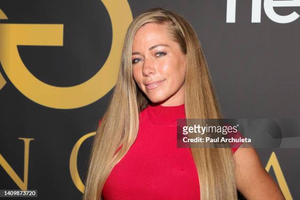 Reality TV Personality Kendra Wilkinson attends the Game On Gala 2022 at Hyde Sunset Kitchen + Cocktails on July 19, 2022 in Los Angeles, California.