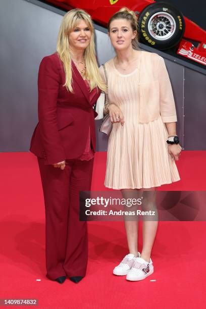Corinna Schumacher, wife of former Formula One champion Michael Schumacher and her daughter Gina Schumacher attend the awarding of the North...