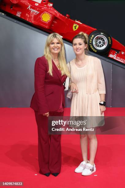 Corinna Schumacher, wife of former Formula One champion Michael Schumacher and her daughter Gina Schumacher attend the awarding of the North...