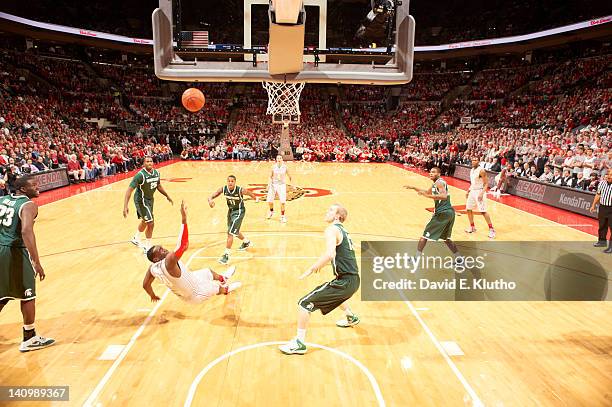 Ohio State Evan Ravenel in action vs Michigan State at Value City Arena at Jerome Schottenstein Center. Columbus, OH 2/11/2012 CREDIT: David E. Klutho