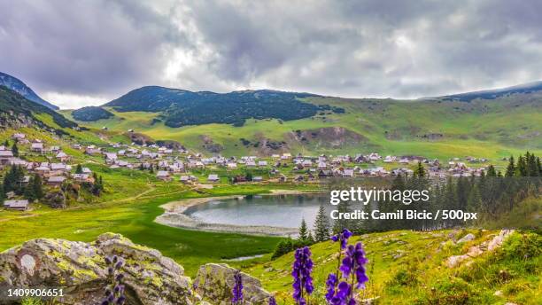 scenic view of lake and mountains against sky,bosnia and herzegovina - bosnia and hercegovina stock pictures, royalty-free photos & images