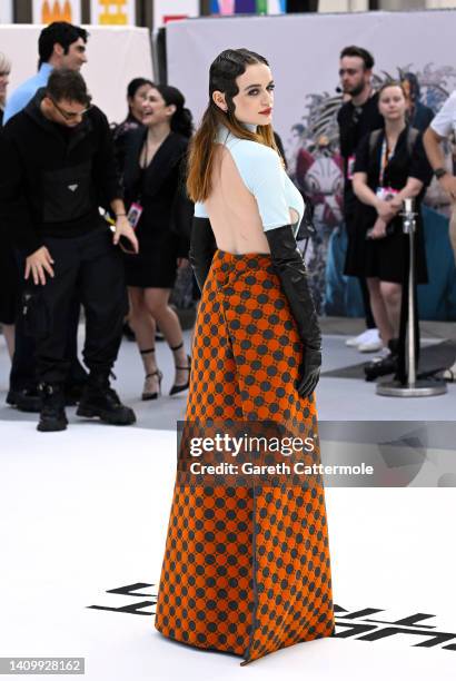 Joey King attends the "Bullet Train" UK Gala Screening at Cineworld Leicester Square on July 20, 2022 in London, England.