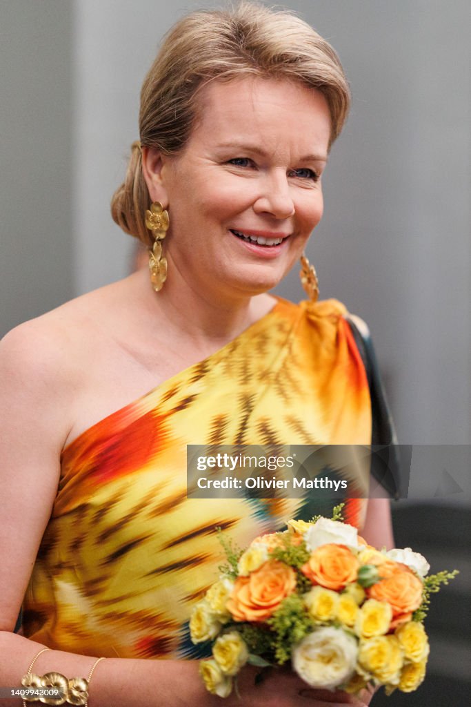 King Philippe And Queen Mathilde Of Belgium Attend The Traditional Concert In Prelude To The National Day