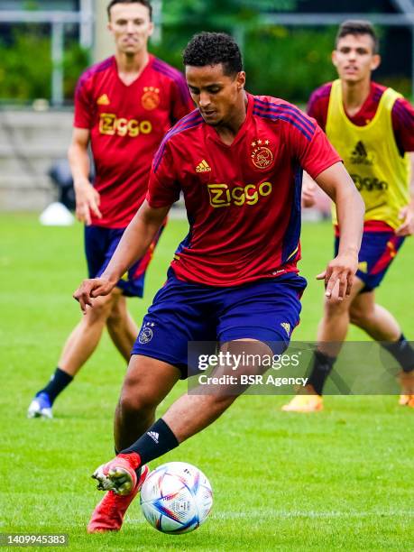 Mohamed Ihattaren of Ajax during a Training Session of Ajax at Sportcentrum Vondersweijde on July 1, 2022 in Oldenzaal, Netherlands