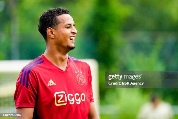 Mohamed Ihattaren of Ajax during a Training Session of Ajax at Sportcentrum Vondersweijde on July 1, 2022 in Oldenzaal, Netherlands