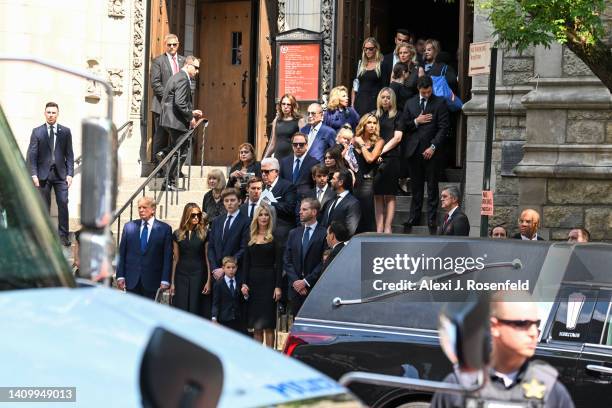 Former President Donald J. Trump, Melania Trump, Barron Trump, Kimberly Guilfoyle, Donald Trump Jr, Eric Trump, Lara Trump, Tiffany Trump, Ivanka...