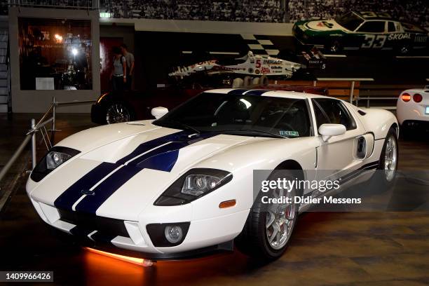 Ford GT car is presented at Technik Museum Sinsheim on July 17, 2022 in Sinsheim, Germany.