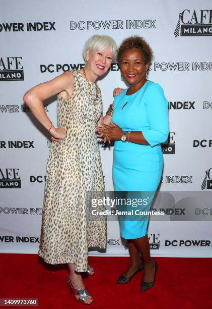 Joanna Coles and DeDe Lea attend 2022 DC Power Index Prize Lunch hosted by Joanna Coles, Teresa Carlson and DeDe Lea at Cafe Milano on July 20, 2022...