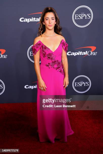 Aly Raisman attends the 2022 ESPYs at Dolby Theatre on July 20, 2022 in Hollywood, California.