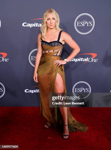 Two-time Olympic medalist Mikaela Shiffrin attends the 2022 ESPYs at Dolby Theatre on July 20, 2022 in Hollywood, California.