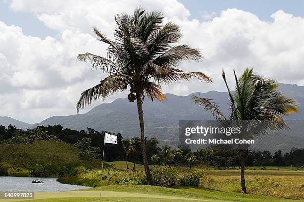 General view of the eighth green during the second round of the Puerto Rico Open presented by seepuertorico.com held at Trump International Golf Club...