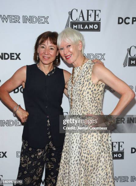 Frances Stead Sellers and Joanna Coles attend 2022 DC Power Index Prize Lunch hosted by Joanna Coles, Teresa Carlson and DeDe Lea at Cafe Milano on...