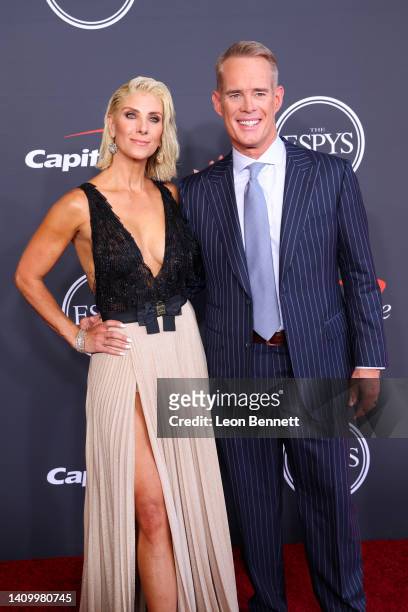Michelle Beisner-Buck and Joe Buck attend the 2022 ESPYs at Dolby Theatre on July 20, 2022 in Hollywood, California.