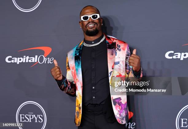 Von Miller attends the 2022 ESPYs at Dolby Theatre on July 20, 2022 in Hollywood, California.