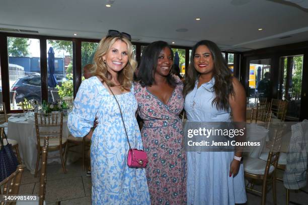 Adrienne Elrod and guests attend 2022 DC Power Index Prize Lunch hosted by Joanna Coles, Teresa Carlson and DeDe Lea at Cafe Milano on July 20, 2022...