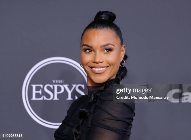 Morgan Mitchell attends the 2022 ESPYs at Dolby Theatre on July 20, 2022 in Hollywood, California.