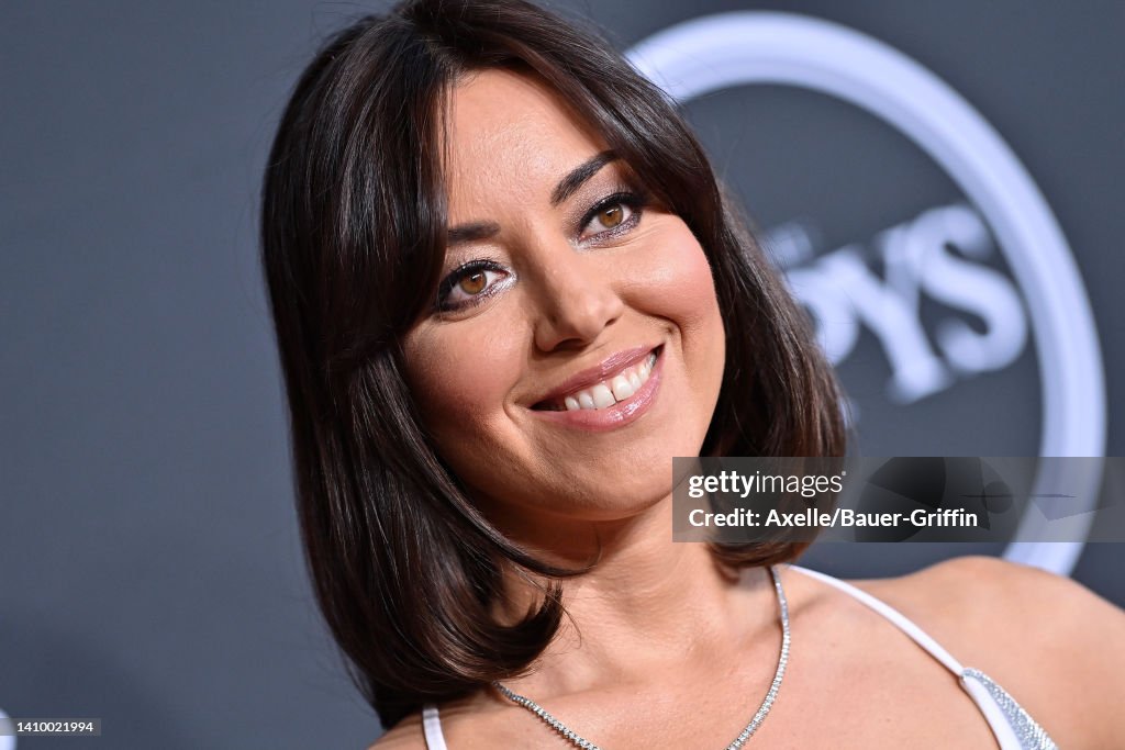 Aubrey Plaza attends the 2022 ESPYs at Dolby Theatre on July 20