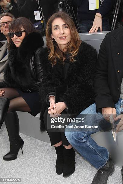 Mademoiselle Agnes attends the Chanel Ready-To-Wear Fall/Winter 2012 show as part of Paris Fashion Week at Grand Palais on March 6, 2012 in Paris,...