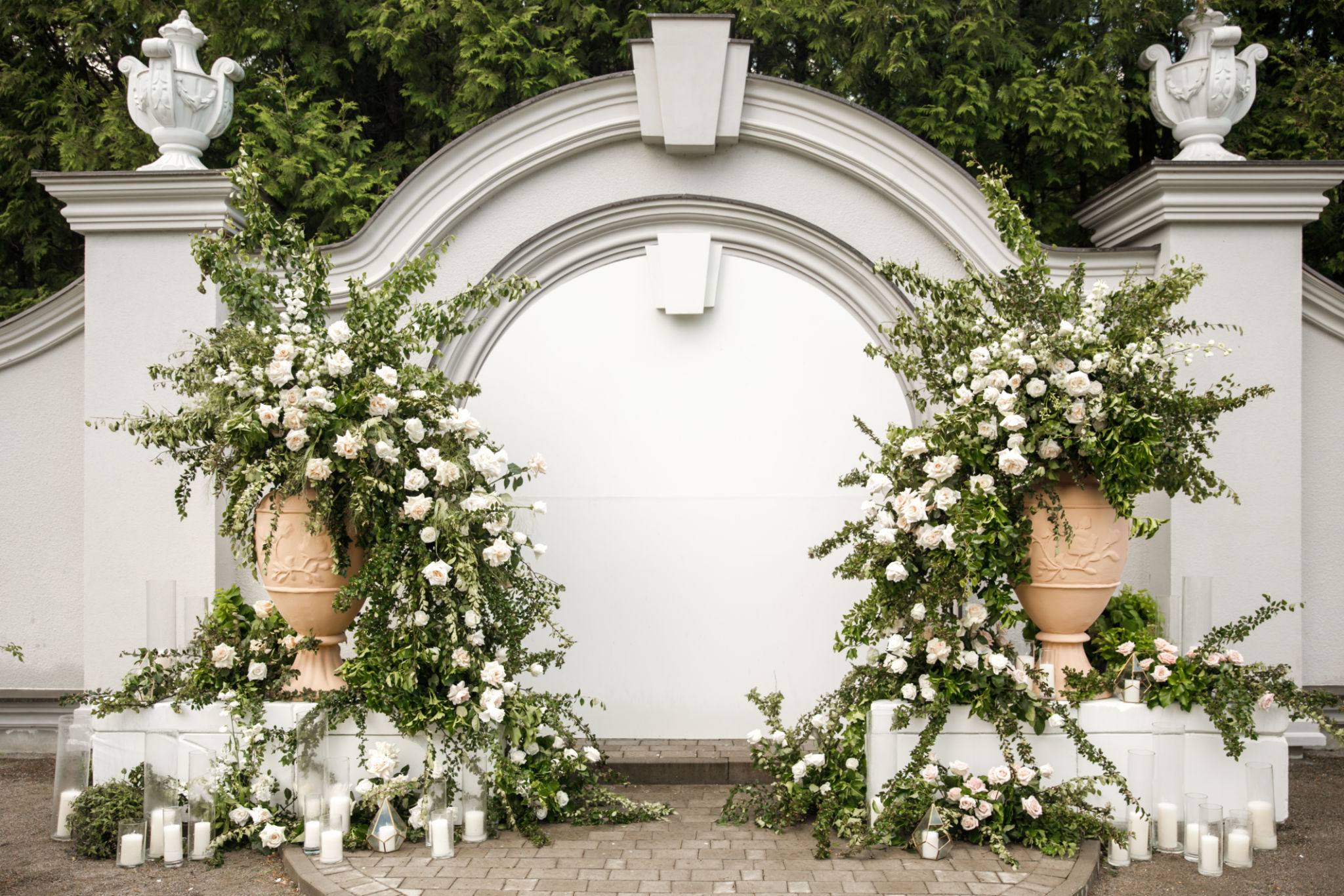wedding decor booth