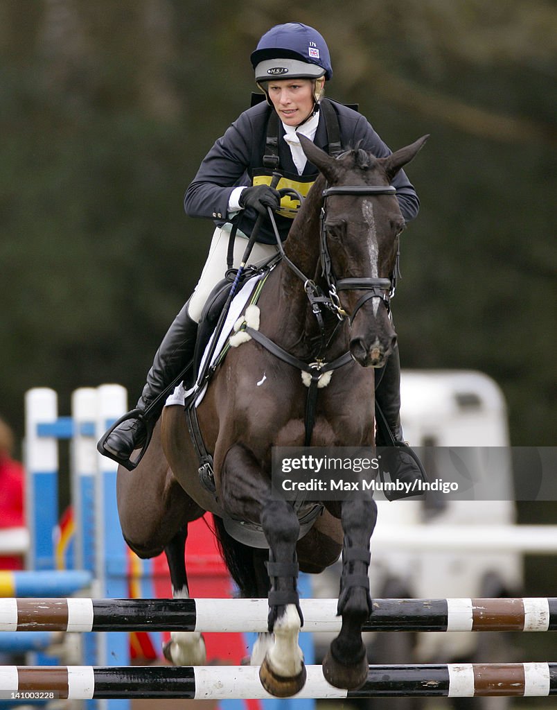 Zara Phillips Competes In The Tweseldown Horse Trials