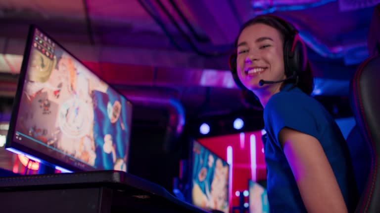 Gamer Woman 1,020 Female Gamer Celebrating Stock Videos, Footage, & 4K Video Clips ...