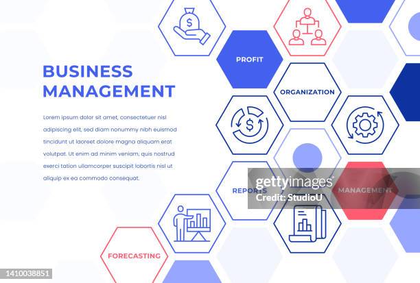 business management web banner concepts - fiscal year 幅插畫檔、美工圖案、卡通及圖標