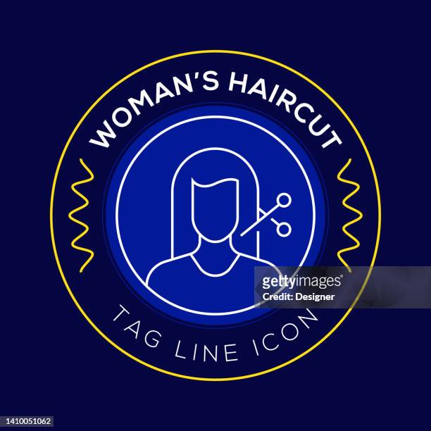 109 Hair Salon Logo High Res Illustrations - Getty Images