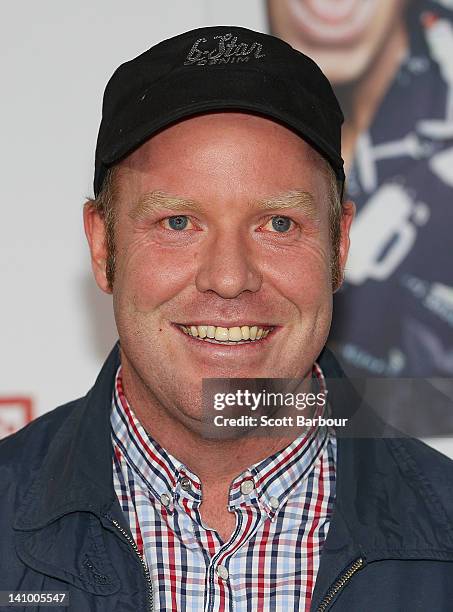 Peter Helliar arrives at the Australian premiere of "American Pie: Reunion" on March 7, 2012 in Melbourne, Australia.