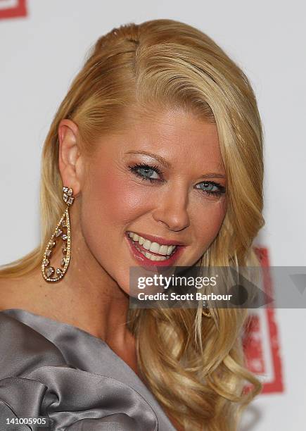 Tara Reid arrives at the Australian premiere of "American Pie: Reunion" on March 7, 2012 in Melbourne, Australia.