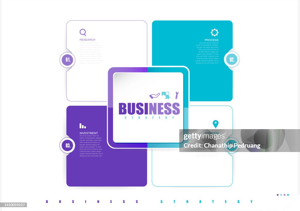 Business Data Visualization Process Chart Abstract Elements Of Graph ...