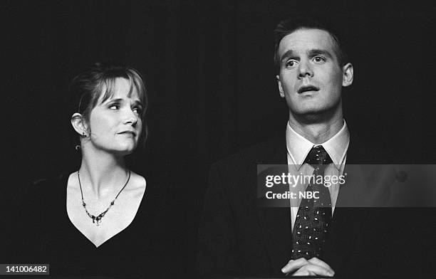 Caroline and the Opera" Episode 7 -- Aired 11/9/95 -- Pictured: Lea Thompson as Caroline Duffy, Peter Krause as Peter Weimerling -- Photo by: Mike...