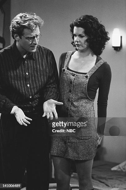 Caroline and the Opera" Episode 7 -- Aired 11/9/95 -- Pictured: Malcolm Gets as Richard Karinsky, Lauren Graham as Shelly -- Photo by: Mike...