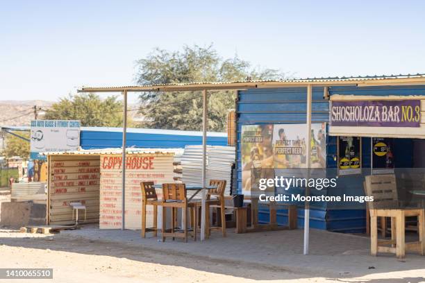 shosholoza bar at katutura township near windhoek in khomas region, namibia - windhoek katutura bildbanksfoton och bilder