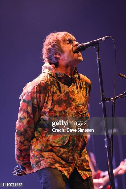 Liam Gallagher performs at Spark Arena on July 21, 2022 in Auckland, New Zealand.