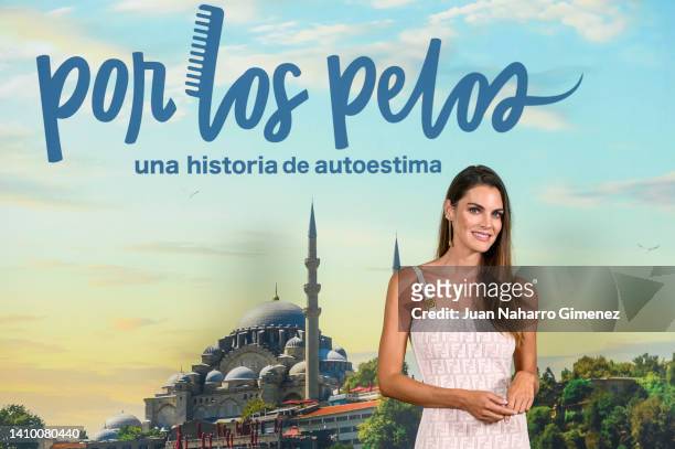 Amaia Salamanca attends the "Por Los Pelos. Una Historia de Autoestima" Madrid Photocall at Hotel URSO on July 21, 2022 in Madrid, Spain.