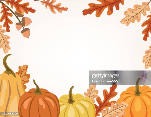 süßer bunter herbst kürbis hintergrund - riesenkürbis stock-grafiken, -clipart, -cartoons und -symbole