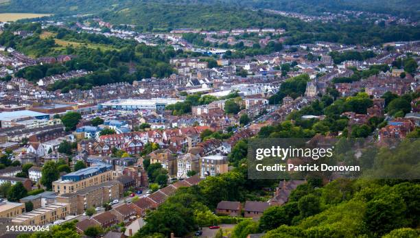 dover, kent, england - north downs stock pictures, royalty-free photos & images