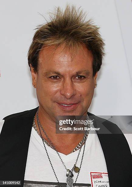 Warwick Capper arrives at the Australian premiere of "American Pie: Reunion" on March 7, 2012 in Melbourne, Australia.